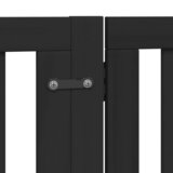  Vrata za pse s vratašcima 4 panela sklopiva 320 cm drvo topole | shoptok.hr