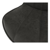 Kondela Stol, temno siv/črn, HAZAL | Shoptok.si