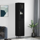 The Living Store Visoka omara črna 34,5x34x180 cm inženirski les - Visoka Omara, (21661241) | Shoptok.si