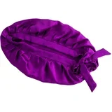 16 momme mulberry silk sleep cap purple, (21538351)