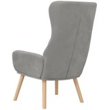  Stolica za opuštanje svjetlosiva baršunasta | shoptok.hr