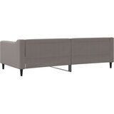  Dnevni krevet smeđesivi 100 x 200 cm od tkanine | Eponuda.com