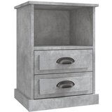 Maison Chic Nočna omarica - Nočna miza betonsko siva 43x36x60 cm, (21689009) | Shoptok.si