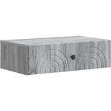 Stolna montirana na zid Siva sonoma 59 x 34,5 x 17 cm Cijene