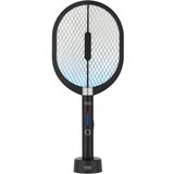  3v1 aku. električni lopar UV LED uničevalec insektov črn | Shoptok.si