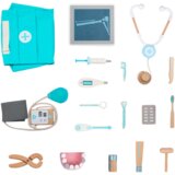  Drveni medicinski set za igru Dentist - 20 elemenata | Shoptok.si