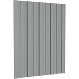 Krovni panel 36 pcs Siva 60 x 45 cm Pocinčani čelik | shoptok.hr
