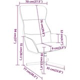  Stol za sproščanje temno siv žamet, (20957992) | Shoptok.si