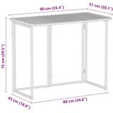  Sklopivi vrtni stol bež 90x51x75 cm poliratan | shoptok.hr