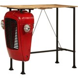  Barski stol u obliku traktora crveno-smeđi 55x120x107 cm drveni | shoptok.hr
