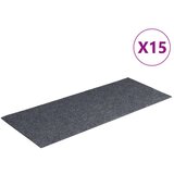 The Living Store Samolepilne preproge za stopnice 15 kosov 60x25 cm svetlo sive - Preproga Za Stopnice, (21487539) | Shoptok.si