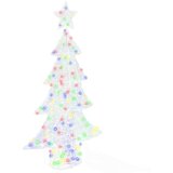 vidaXL Božično drevo med 160 LED večbarvno 150 cm Akril | Shoptok.si