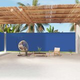 vidaXL Uvlačiva bočna tenda plava 220 x 1200 cm | shoptok.hr