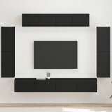 TV ormar 8 kom. Crna | shoptok.hr