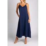 Fenzy poletna maxi obleka yasmine, temno modra | Shoptok.si