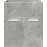  3-dijelni set kupaonskog namještaja siva boja betona drveni | shoptok.hr