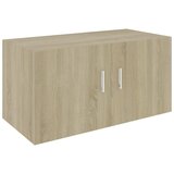 Maison Chic Stenska omarica - Zidna omarica sonoma hrast 80x39x40 cm inženirski les iu1059, (22063098) Cene