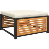 Vrtni tabure s jastukom 68 x 68 x 30 cm masivno bagremovo drvo | shoptok.hr