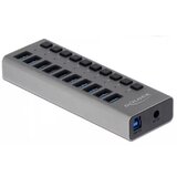 Delock External 5 Gbps USB Hub with 10 Ports + Switch Cijene