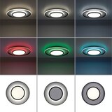 LEUCHTEN DIREKT 11627-18 - LED RGB prigušiva svetiljka ARENDA LED/31W/230V + daljinski upravljač | Eponuda.com