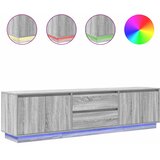 TV ormarić s LED svjetlima boja hrasta 193,5x41x50 cm | shoptok.hr