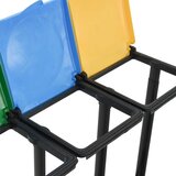  Stalci za vreće za smeće s poklopcem 240 - 330 L višebojni PP | shoptok.hr