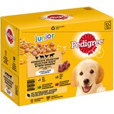  10 + 2 gratis! Pedigree vrečke v multi pakiranju 12 x 100 g - Junior v želeju | shoptok.hr