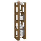 vidaXL knjižna omara/pregrada medeno rjava 41x35x160 cm trdna borovina | Shoptok.si