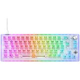 DELTACO GAMING Tipkovnica DK460 Mehanička 65% Nordic Layout, TRANSPARENTNA/RGB Slike