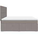 vidaXL Box spring postelja z vzmetnico taupe 180x200 cm blago, (21308392) | Shoptok.si