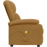  Masažna fotelja smeđa baršunasta | shoptok.hr