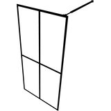 Pregrada za tuširanje od mutnog kaljenog stakla 100 x 195 cm | shoptok.hr