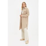 Trendyol Beige Shirt Collar Double Pocket Tunic | shoptok.hr