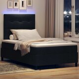  s opruga kutije s LED trakama Crna 120 x 200 cm tkanina | shoptok.hr
