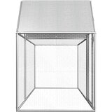 vidaXL Kokošnjak 3x1x1,5 m pocinkano jeklo | Shoptok.si