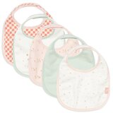 Jollein vodootporni podbradnik Jersey 5 kom, Pretty Picnic u