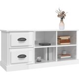 TV ormarić sjajni bijeli 102x35,5x47,5 cm konstruirano drvo | Eponuda.com