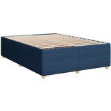  Krevet s oprugama i madracem plavi 140 x 190 cm od tkanine | shoptok.hr