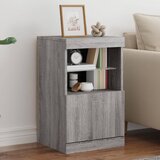  The Living Store Komoda z LED lučkami siva sonoma 41x37x67 cm - Komoda, (21448234) Cene