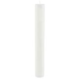 Ego Dekor Bela dolga sveča Cylinder Pure, čas gorenja 30 h Cene