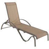 SUNFUN ležaljka za sunčanje ikara (š x d x v: 63 x 198 x 96 cm, naslon od tekstila, smeđe boje, s podesivim naslonom za leđa) Cijene