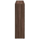 vidaXL Pregrada s knjižno omaro 3-nad. rjavi hrast 137,5x29x103,5 cm | Shoptok.si