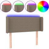 Maison Chic led posteljno vzglavje - vzglavna omarica - nočna omarica taupe 93x16x78/88 cm blago, (21706394) Cene