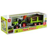  Vrteči traktor s prikolico za drva 43 cm - zeleno | Shoptok.si