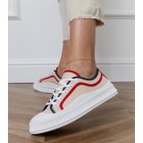 Gemre Beige Women's Platform Sneakers Salis | Shoptok.si