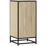 vidaXL Komoda sonoma hrast 35,5x35x76 cm inženirski les in kovina | Shoptok.si