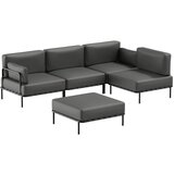 Sit Sit Temno siv vrtni modularni kavč 234 cm Salve – | Shoptok.si