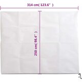 vidaXL Navlake za biljke od flisa s patentom 4 kom 70 g/m² 3 14x2 5 m | shoptok.hr
