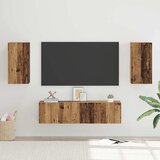vidaXL Komplet TV omaric s polico 4 pcs Star les 30.5 x 30 x 60 cm Cene