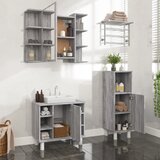  3-dijelni set kupaonskih ormarića boja hrasta sonome drveni | shoptok.hr